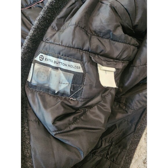 Vintage Gap Bomber Jacket Men’s Large Gray Wool Blend Full Zip Pockets Y2K - Picture 11 of 15